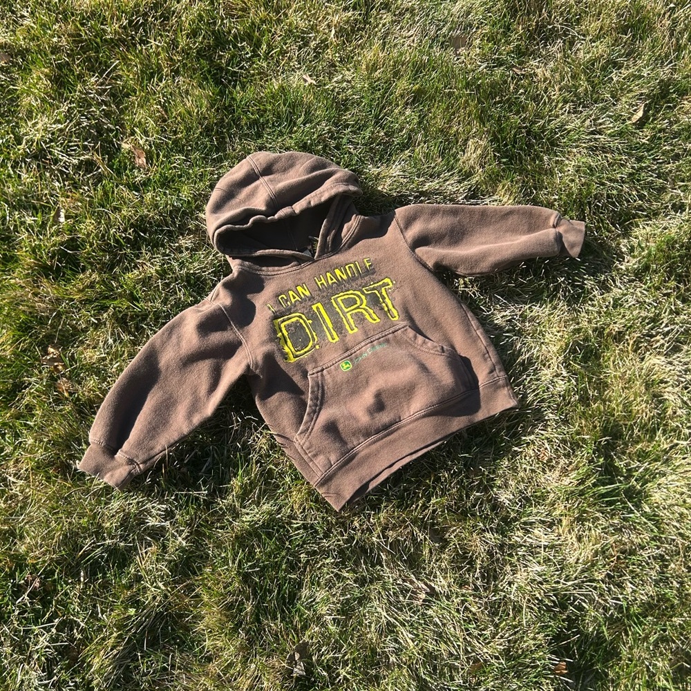 vintage John Deer kids hoodie